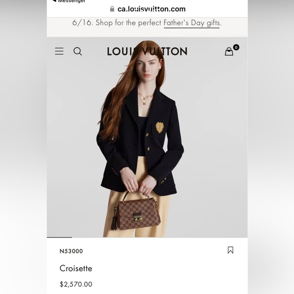 SOLD.  croissette louis vuitton - Picture 5 of 7